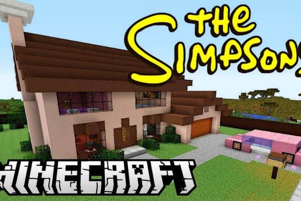 Как в Minecraft сделать дом Симпсонов?